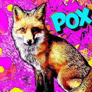 Pop Art renard n° 1