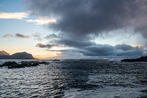 Abenstimmung an Norwegens Westküste