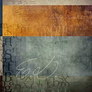 Buchstaben in Distressed-Optik 3 - Wild Nights