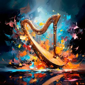 MUSIK KUNST Harfe von Melanie Viola