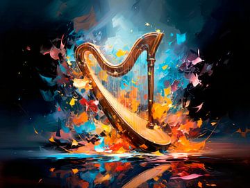 MUZIEK KUNST Harp van Melanie Viola