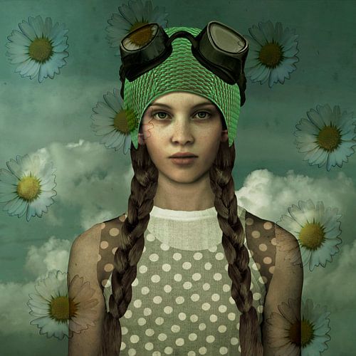 Vintage Beauty Badekappe