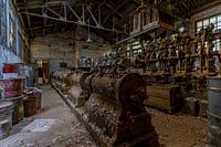 Engine room of abandoned gold and silver factory - Urbex