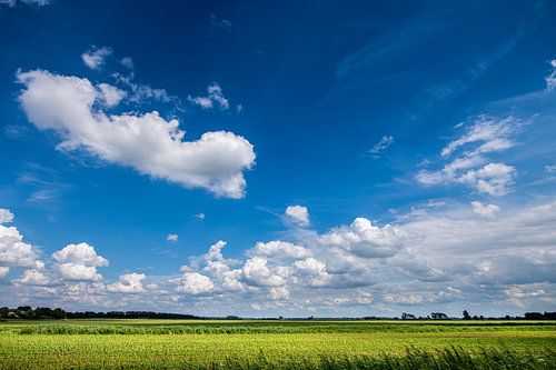 Landschappen en Wolkenluchten boven Drente