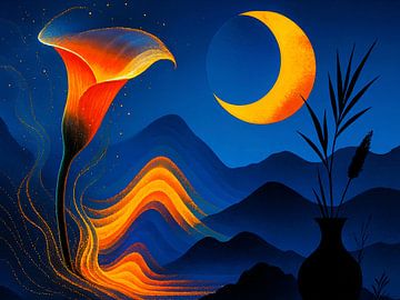 Moonflower of transformation - Silent art