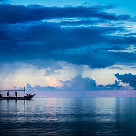 Bali, sea fishing by Inge van den Brande