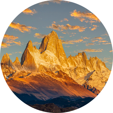 Zonsopgang bij Fitz Roy, Patagonië