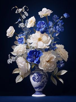 Royal Delft in Flowers by Color Square