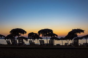 Zonsondergang op Lesbos van Rinus Lasschuyt Fotografie