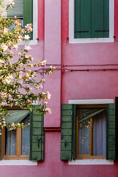Venedig Italien | Bunte Häuser aus Venedig | Reisefotografie von Tine Depré