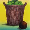 Basket With Apples by Helmut Böhm