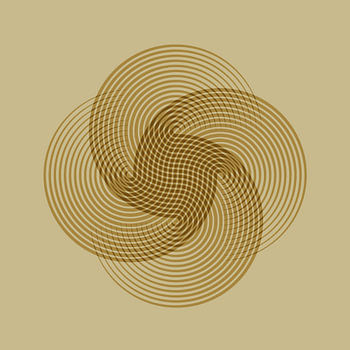 Gouden Retro Bloem