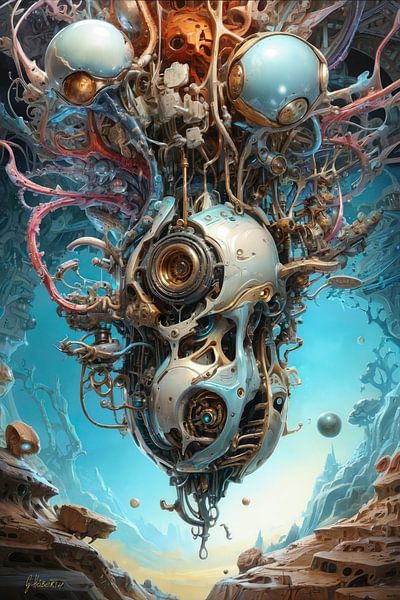 The metamorphosis of the machine world by Gerhard Höberth