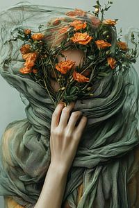 Blumenmaske