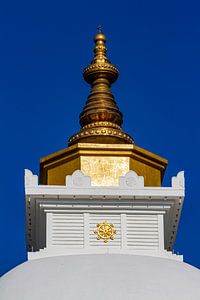 Die Welt Friedens Pagode in Pakhara