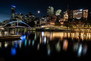 Melbourne nacht van Stefan Havadi-Nagy