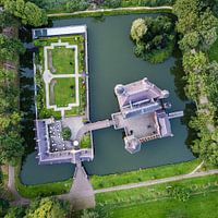 Château de Heeswijk vu d'en haut