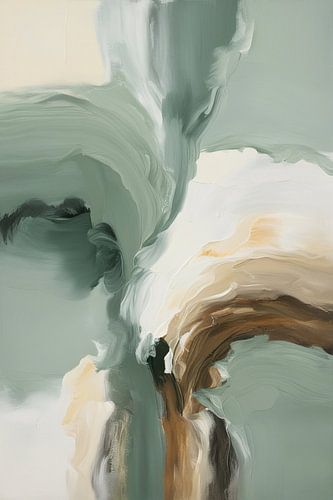 Abstract ontwerp met zachte kleuren