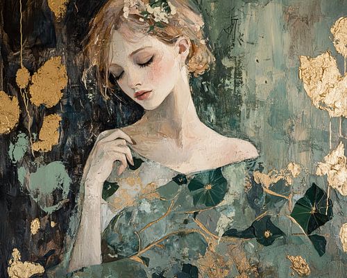 Vrouw Kunst | Gouden Vrouw