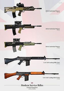 Poster der Service Rifles of the United Kingdom