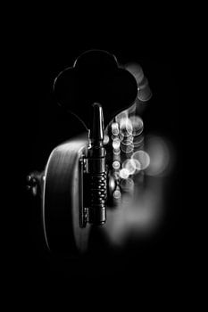 Grand spectacle de lumière sur une guitare basse II