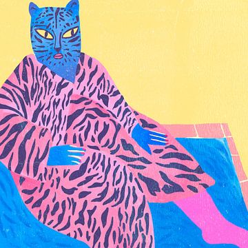 Kattenvrouw van The Printable Studio