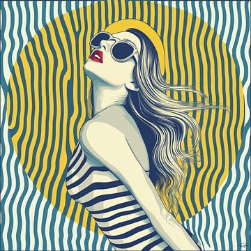 Summer Stripes - Bold Horizon van by Renzo