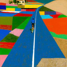 Eine farbenfrohe Reise durch eine abstrakte Landschaft von But First Framing