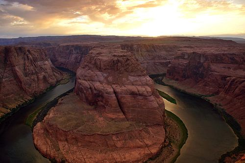 Vervagend licht bij Horseshoe Bend