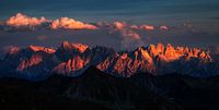 Panorama Dolomiten von Frank Peters Miniaturansicht