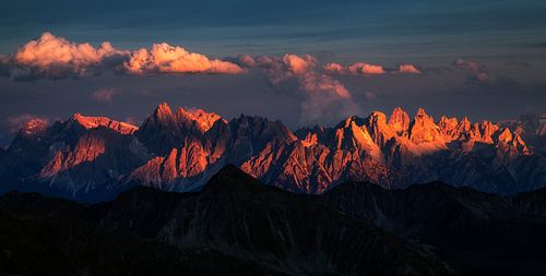 Panoramique des Dolomites sur Frank Peters