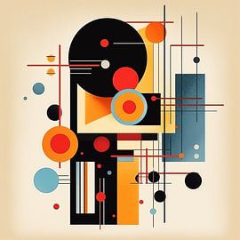 Farben- und Formengleichgewicht von Art Lovers