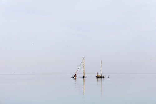 Voilier coulé à Walvis Bay.