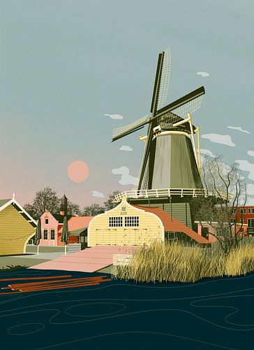 Windmill De Ster by Gilmar Pattipeilohy