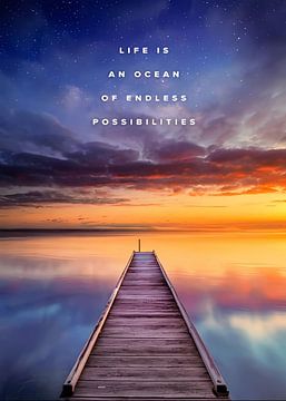 Het leven is een oceaan van eindeloze mogelijkheden van Alex Costa