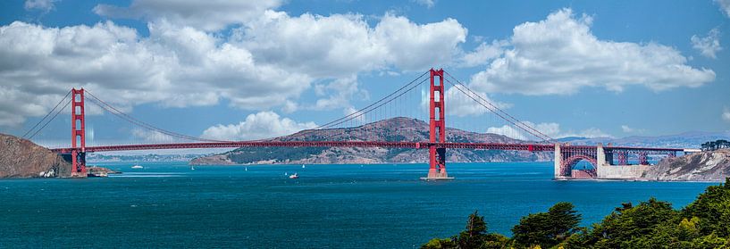 Panorama Golden Gate Bridge by Dieter Walther