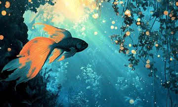 Betta Splendens van PrintiSky