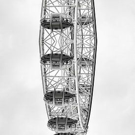 Abstracte London Eye van Bas Potman