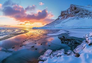 Berglandschaft im Winter