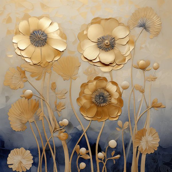 Blumen abstrakt von Bert Nijholt