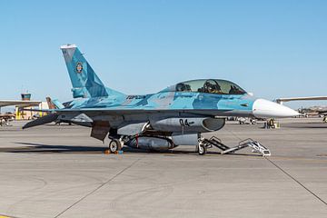 NSAWC Agressor Squad F-16B Fighting Falcon. von Jaap van den Berg