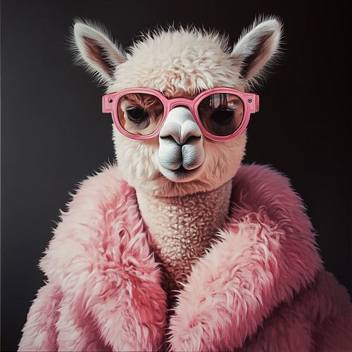 Alpaca fashion model