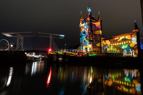 Zierikzee verlicht Zuidhavenpoort