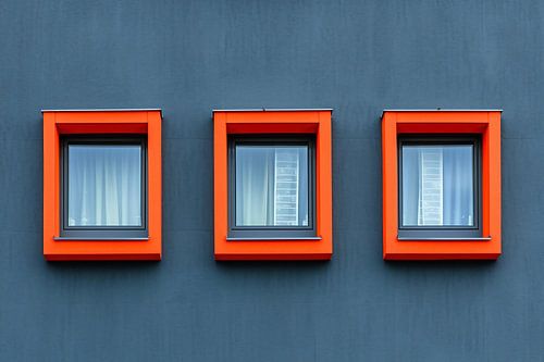 Colourful buildings, architectural