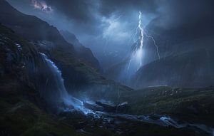Naturgewalt im Dunkeln: Gewitter bricht aus