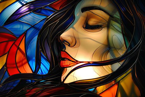 creatief abstract portret