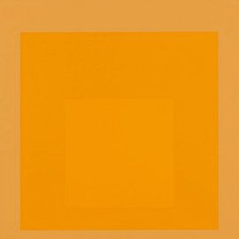 Josef Albers - Hommage an das Quadrat, gelb, 2. hohe Auflösung von Vivanne