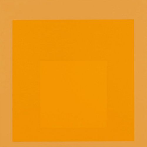 Josef Albers - Hommage au carré, jaune, 2. haute résolution
