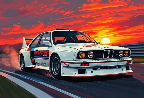 BMW M3 E30 DTM - Snelheidsritme