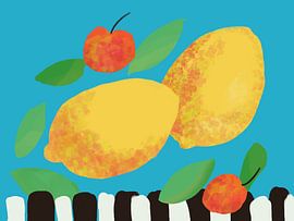 Dancing lemons by Ineke Zeeuw